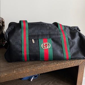 Large black carry on travel bag